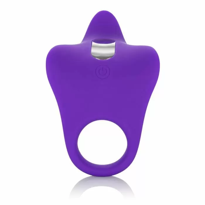 Эрекционное виброкольцо Remote Orgasm Ring с беспроводным пультом – фиолетовый