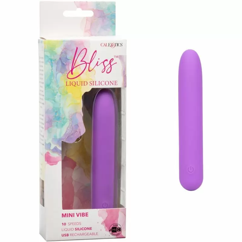 Мини вибромассажер Bliss Liquid Silicone Mini Vibe