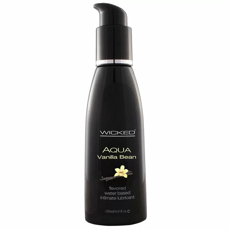 Съедобный лубрикант со вкусом ванили Wicked Aqua Vanilla Beanl - 120 мл