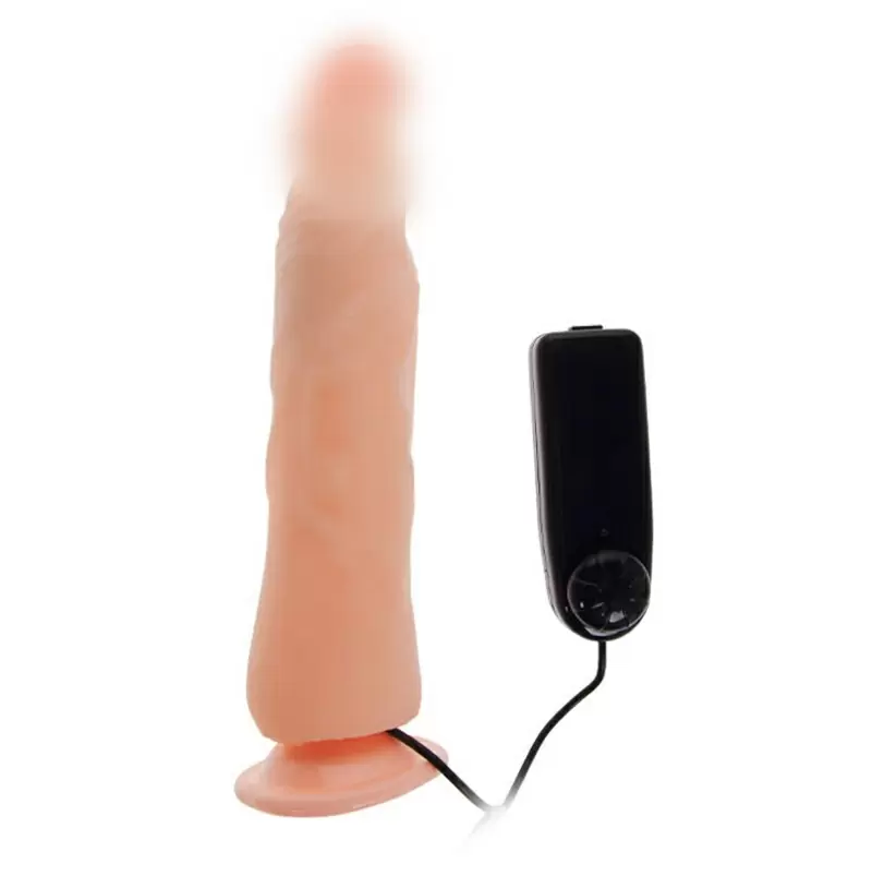 Реалистичный дилдо с вибрацией на присоске Rough – телесный