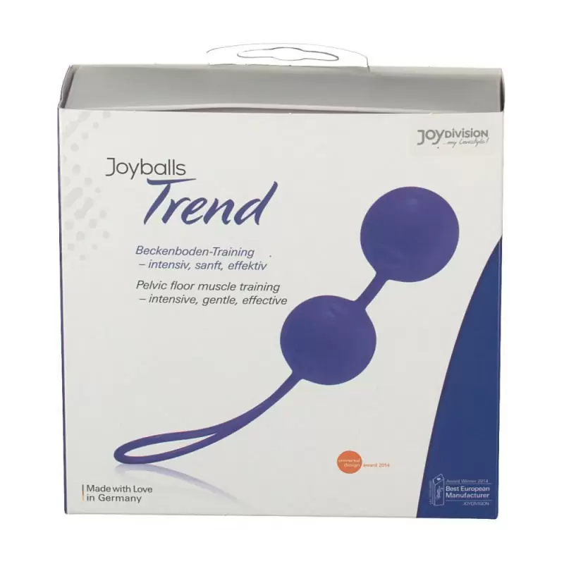 Вагинальные шарики Joyballs Trend со смещенным центром тяжести – фиолетовый