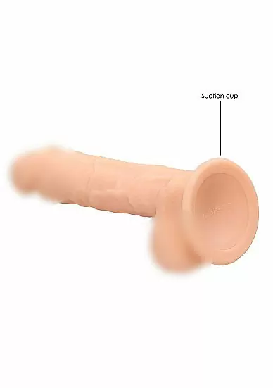 Фаллоимитатор Silicone Dildo With Balls - 17,8 см. 