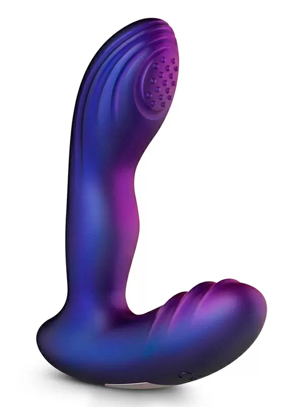 Изогнутый вибростимулятор простаты EDC Galaxy, 12,2 см, 7 режимов, силикон, фиолетовый