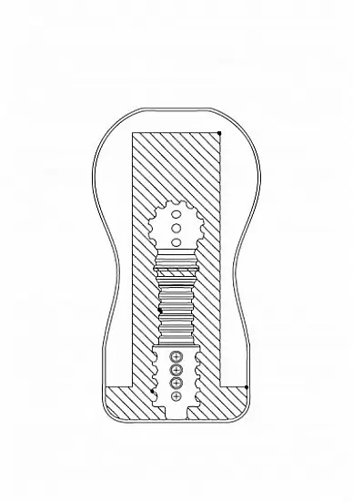 Мастурбатор в виде ротика  Rider