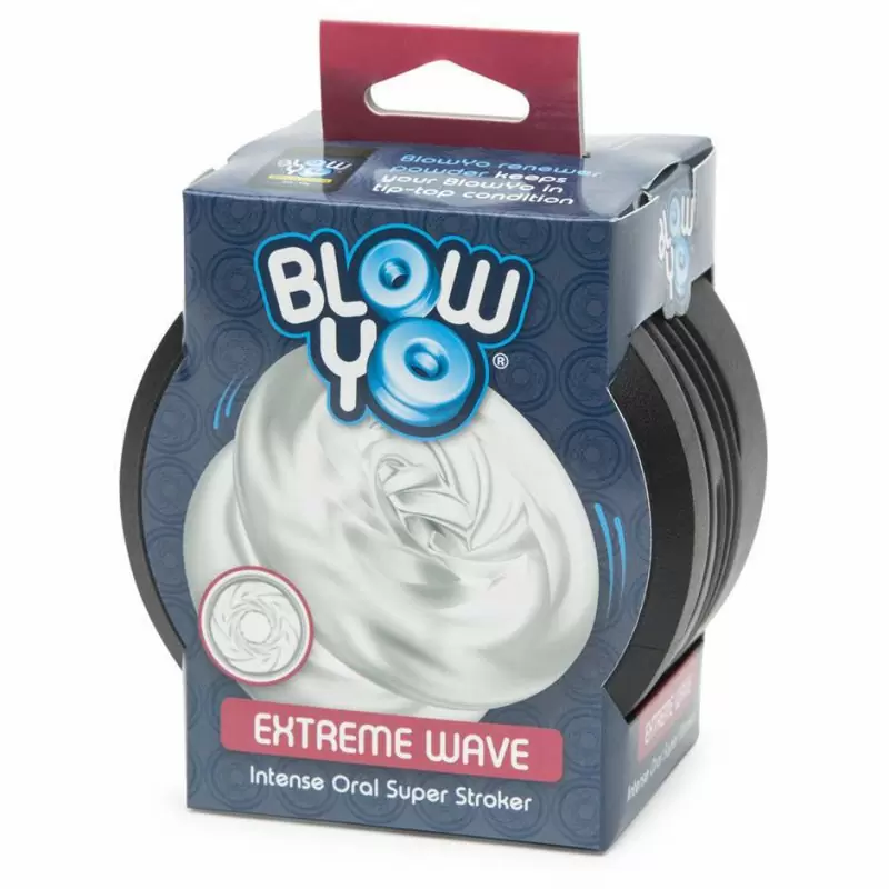 Стимулятор для пениса BlowYo Extreme Wave волнистый – белый
