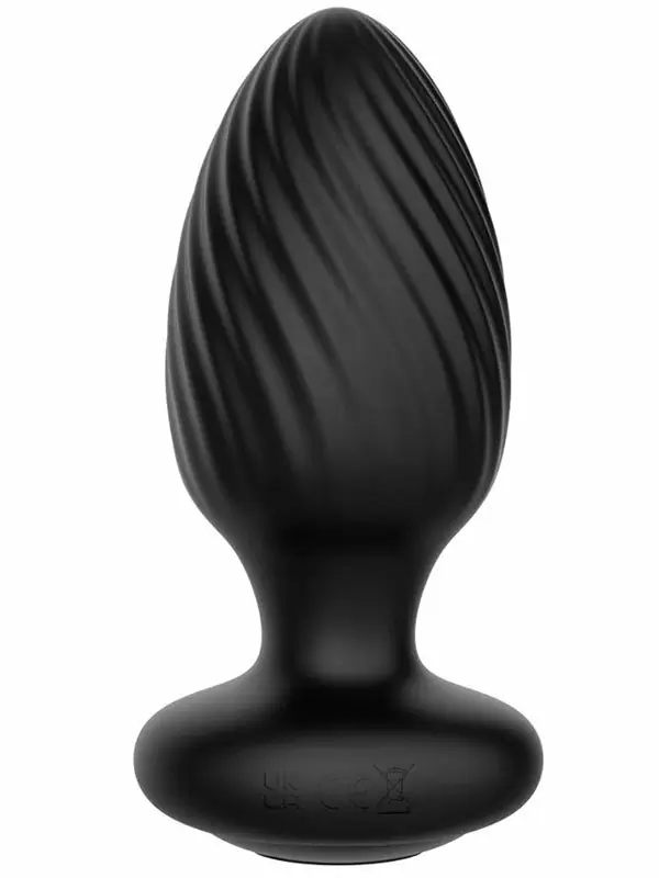 Крупная анальная вибровтулка Nexus Tornado Extra Large с функцией вращения, 9,8см, размер XL, черная | Он и Она 18+