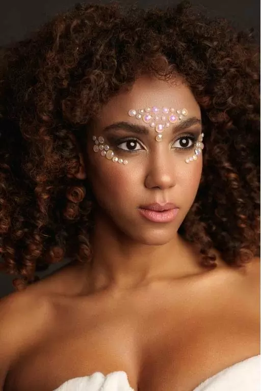 Декоративное украшение (камни) Body Jewelry Stickers — Face, Glow in the Dark