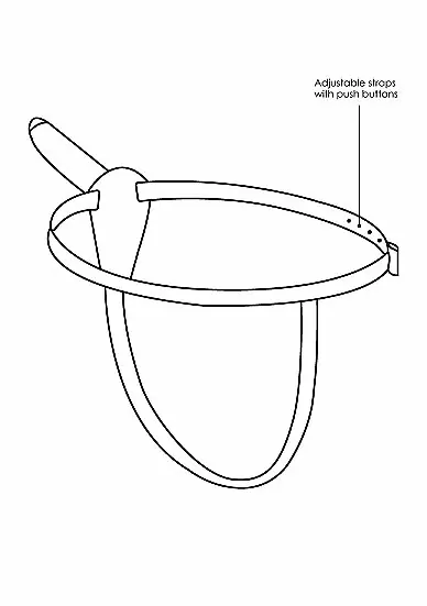 Страпон Adjustable (Красный)