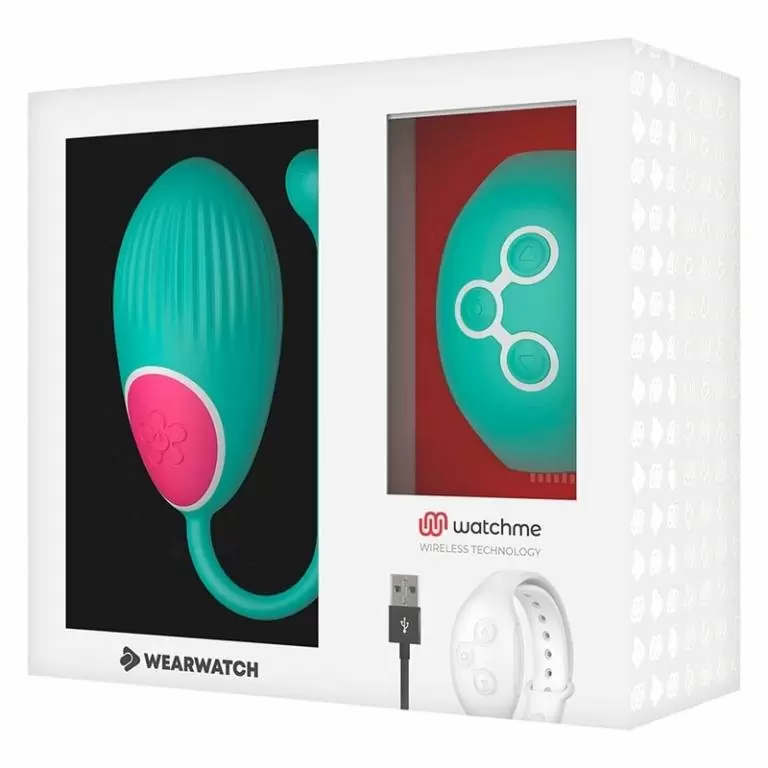 Виброяйцо с пультом управления WEARWATCH EGG WIRELESS TECHNOLOGY WATCHME AQUAMARINE
