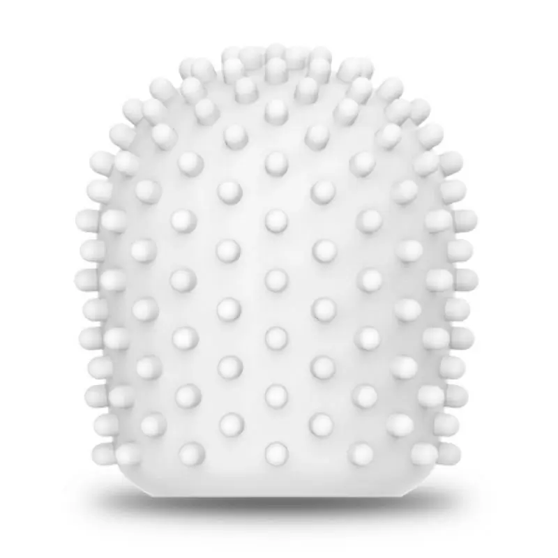 Текстурированная мягкая насадка Droplet с пупырышками для массажера le Wand - белый