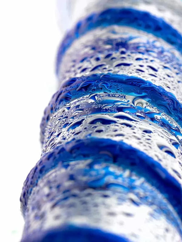 Стеклянный фаллоимитатор Sexus Glass, двусторонний, 19 см 