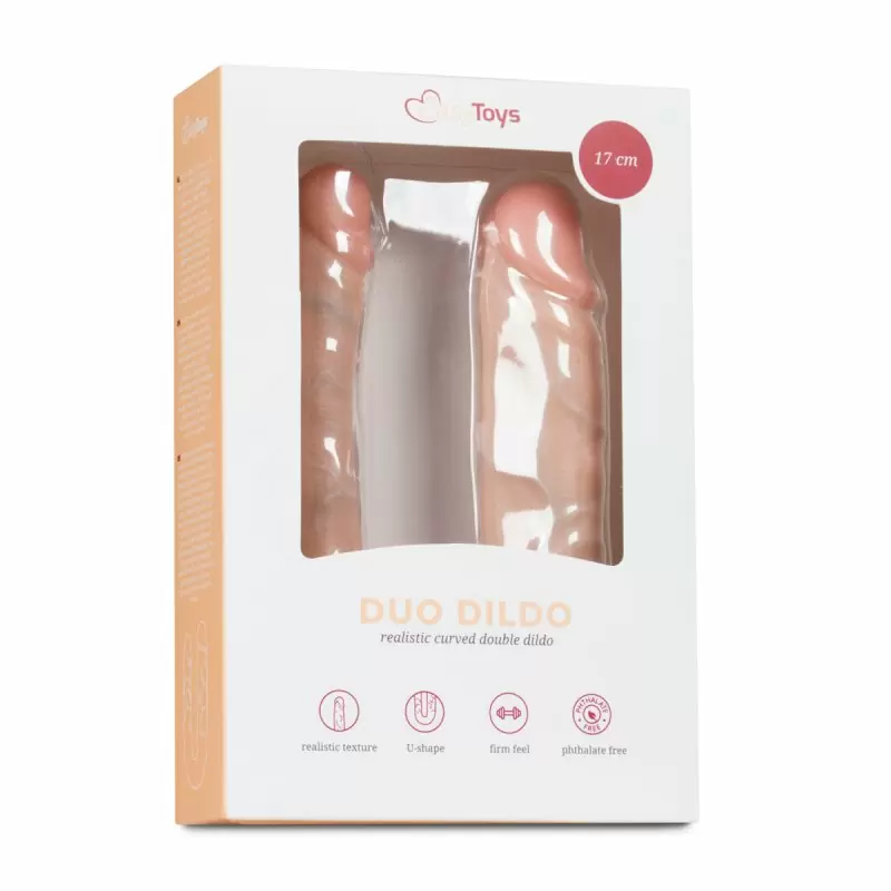 Двусторонний фаллоимитатор длиной 13 см Easy Toys