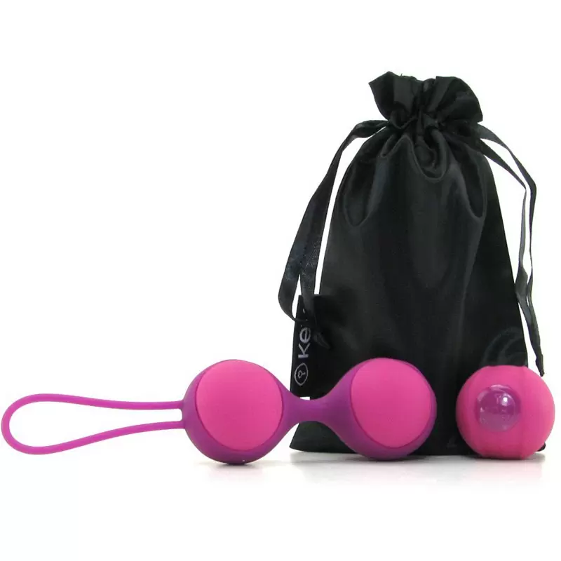 Набор из 3-х вагинальных шариков разного веса Stella II - Pink