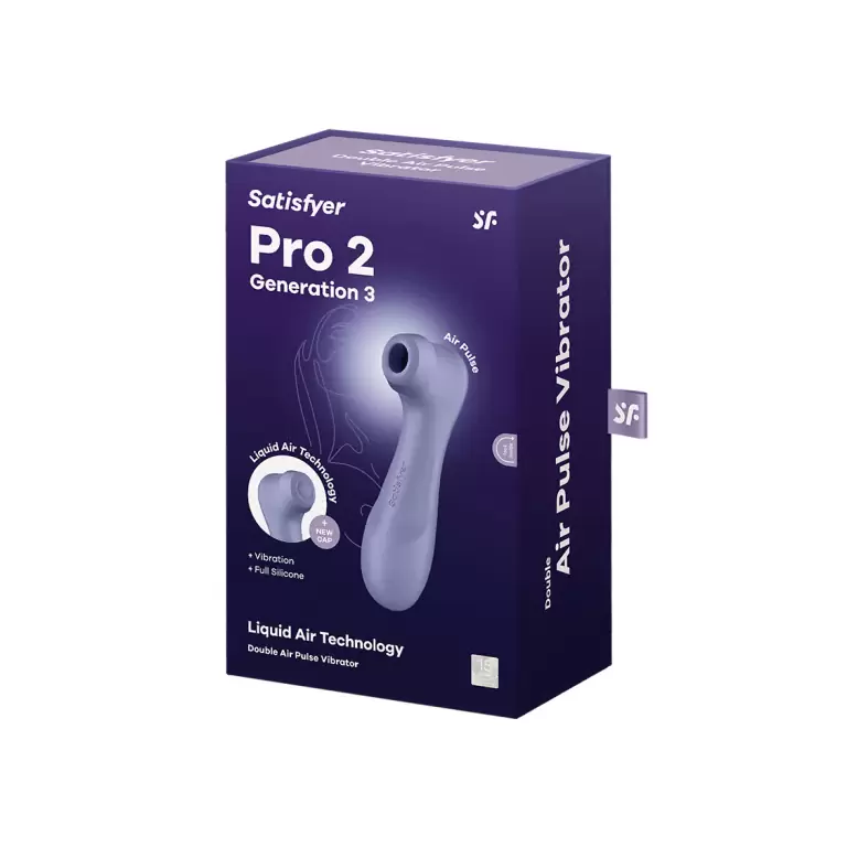 Клиторальный вибратор Satisfyer Pro 2 Generation 3 with Liquid Air, лиловый