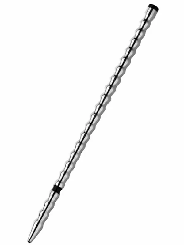 Рельефный электростимулятор уретры Tickleberry Finn, 20 см, металл, серебристый 