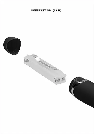 Универсальный массажер Silicone Massage Wand -  черный