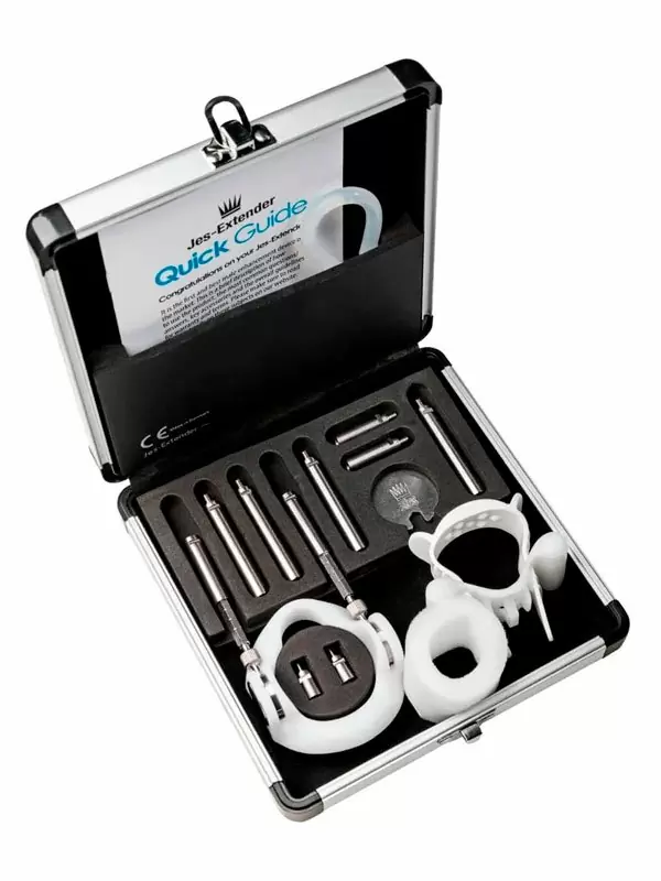 Комплект для увеличения пениса Jes Extender Titanium, белый