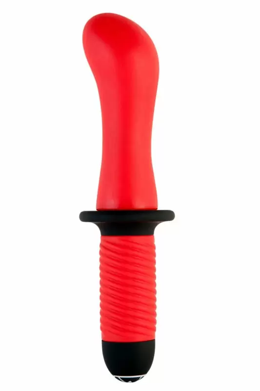 Мощный анальный вибратор с двойным мотором TOYFA Black&Red – красный