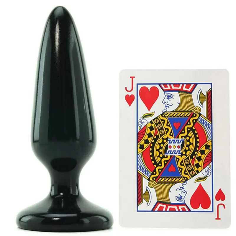 Анальная пробка Jelly Rancher Pleasure Plug - Medium средняя – черный