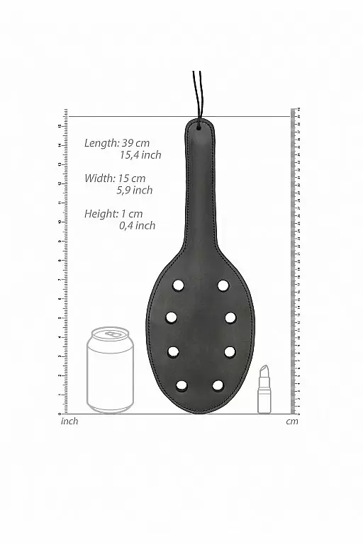 Шлепалка (паддл) Saddle Leather Paddle With 8 Holes 
