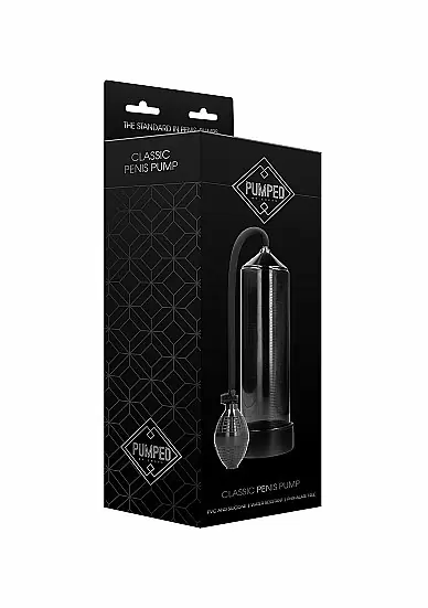 Ручная вакуумная помпа для мужчин с насосом в виде груши Classic Penis Pump черная