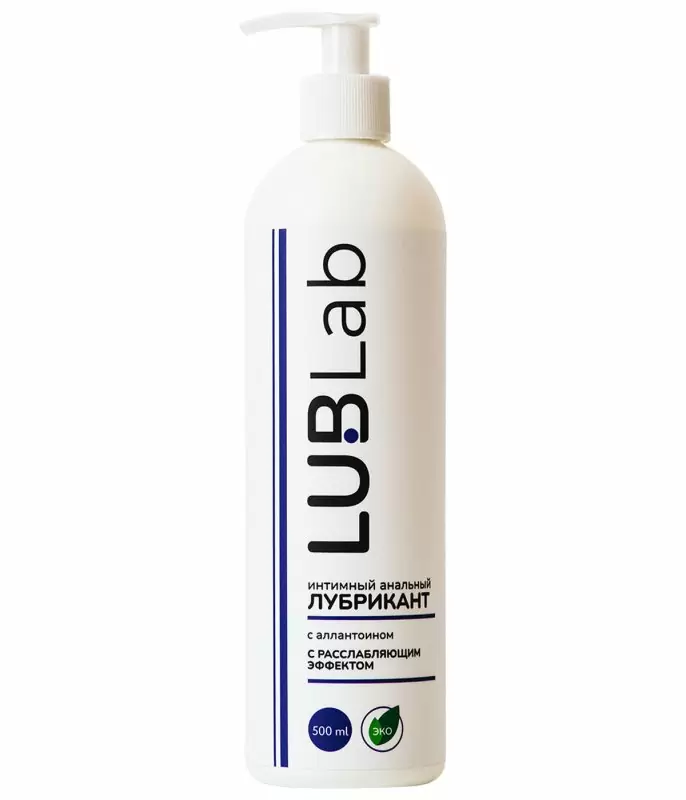 Расслабляющий анальный лубрикант LUBLab, с аллантоином, 500 мл