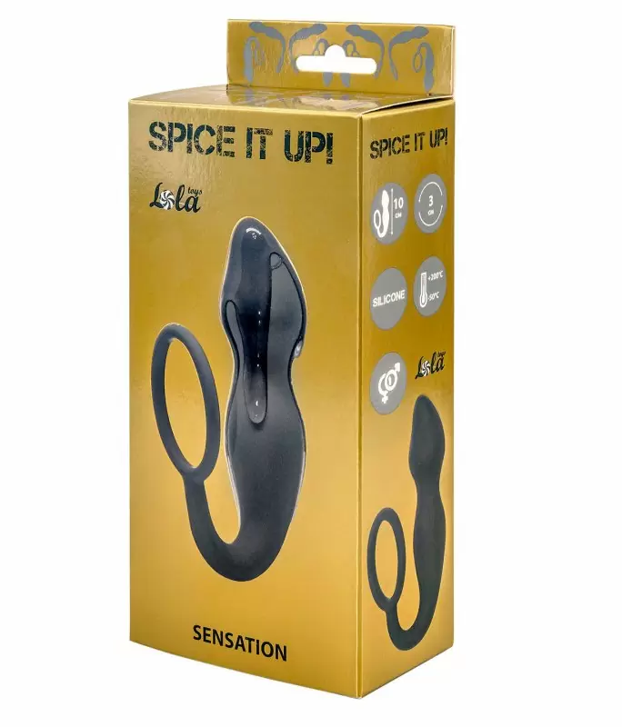 Анальная пробка Spice it up Sensation Dark Grey