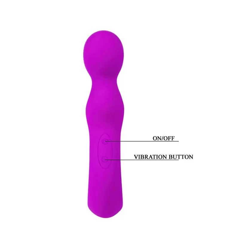 Вибромассажер-зигзаг Leopard – розовый 