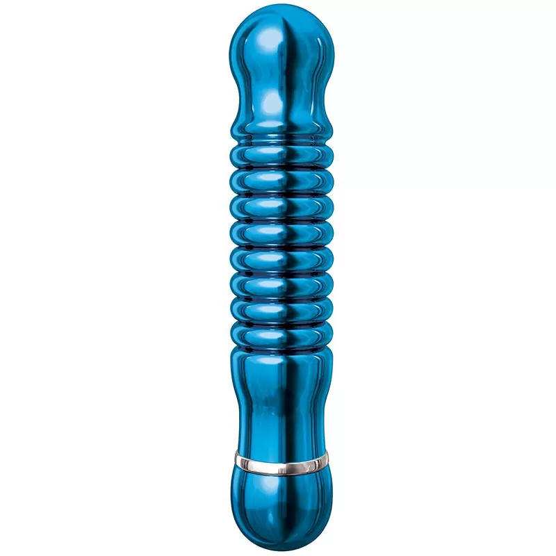 Вибромассажер Pure Aluminium Medium Blue – синий