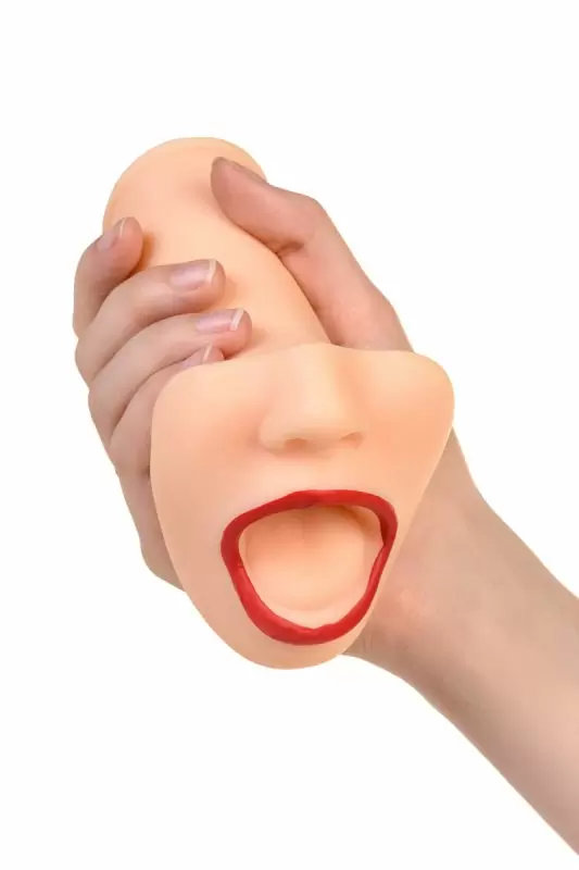 Мастурбатор-ротик TOYFA Juicy Lips  - телесный