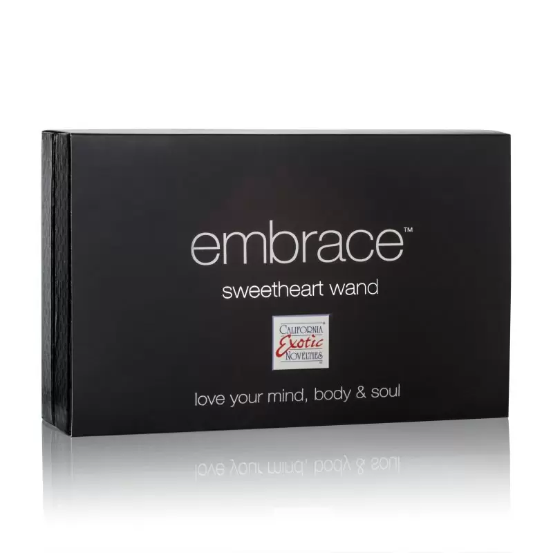 Элегантный вибратор-кролик Embrace Sweetheart Wand, 20 см, силикон, фиолетовый