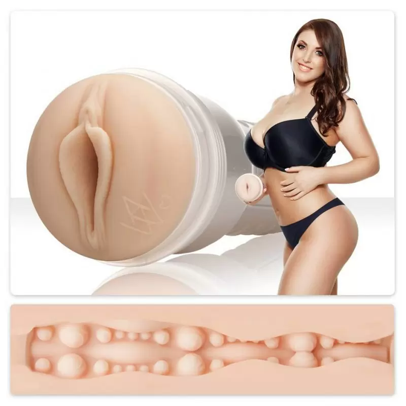 Мастурбатор вагина Fleshlight Signature Angela White Indulge – телесный