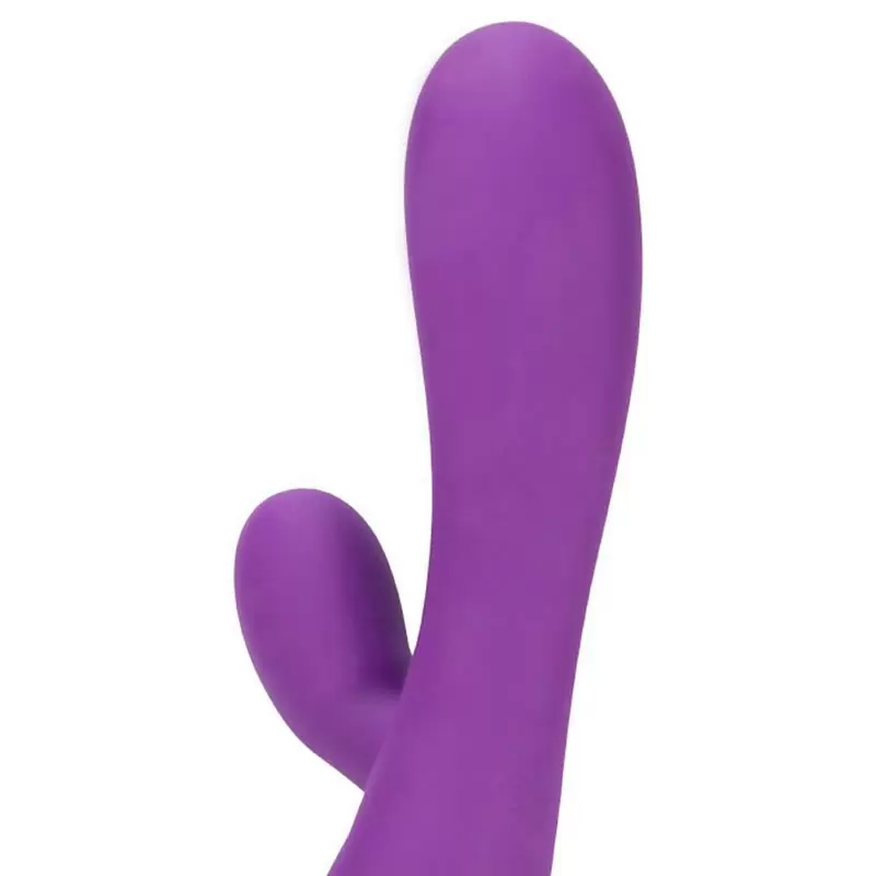 Перезаряжаемый вибромассажер UltraZone Tease 6x со стимуляцией клитора – фиолетовый