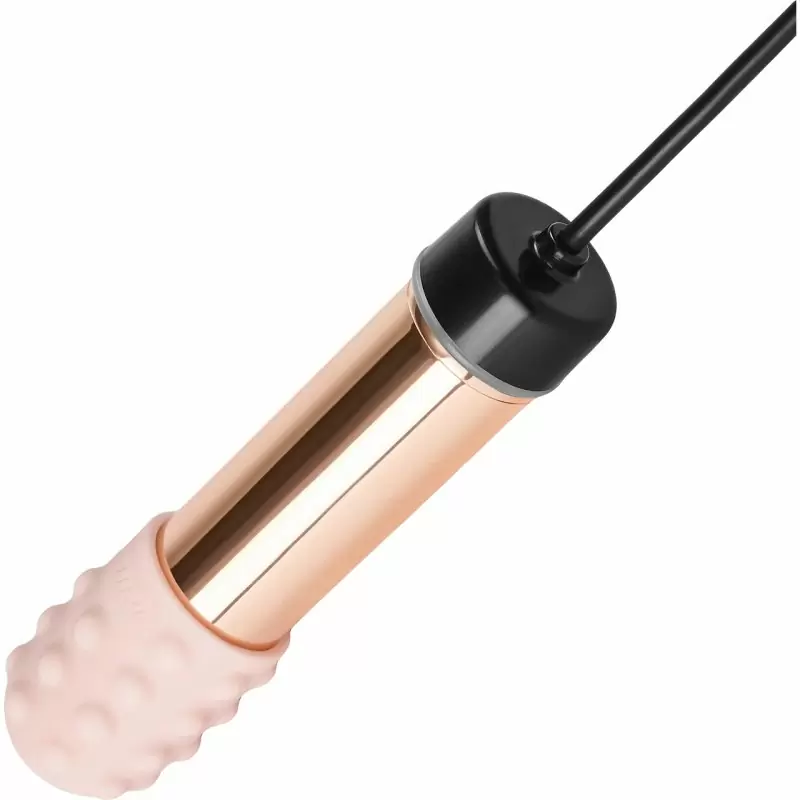 Люксовый мини-вибратор Le Wand Bullet розовое золото