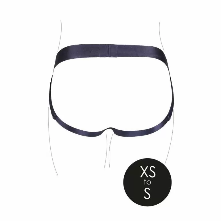 Трусики для страпона с вибропулей - XS/S