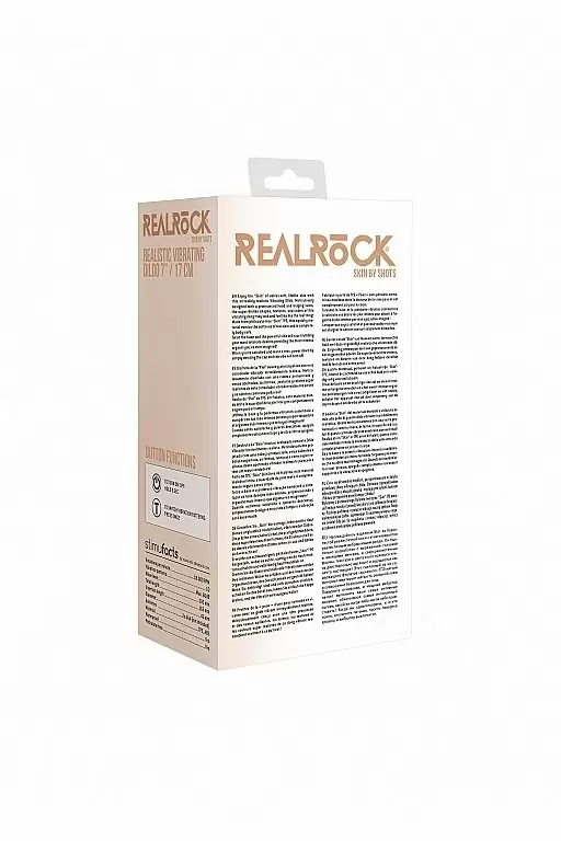 Фаллоимитатор с вибрацией Vibrating Dildo - 17 см.