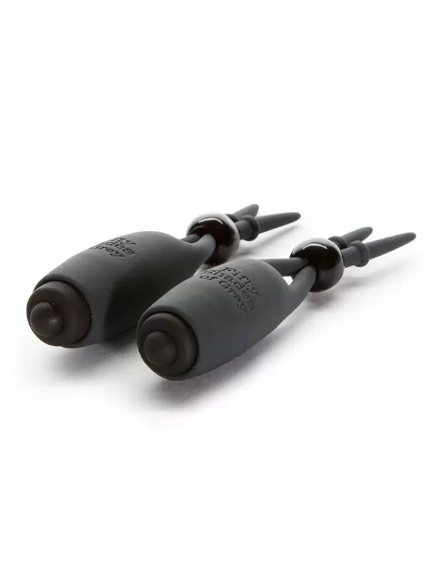 Вибростимуляторы для сосков Fifty Shades of Grey Sweet Torture, 10,7 см, силикон, черный