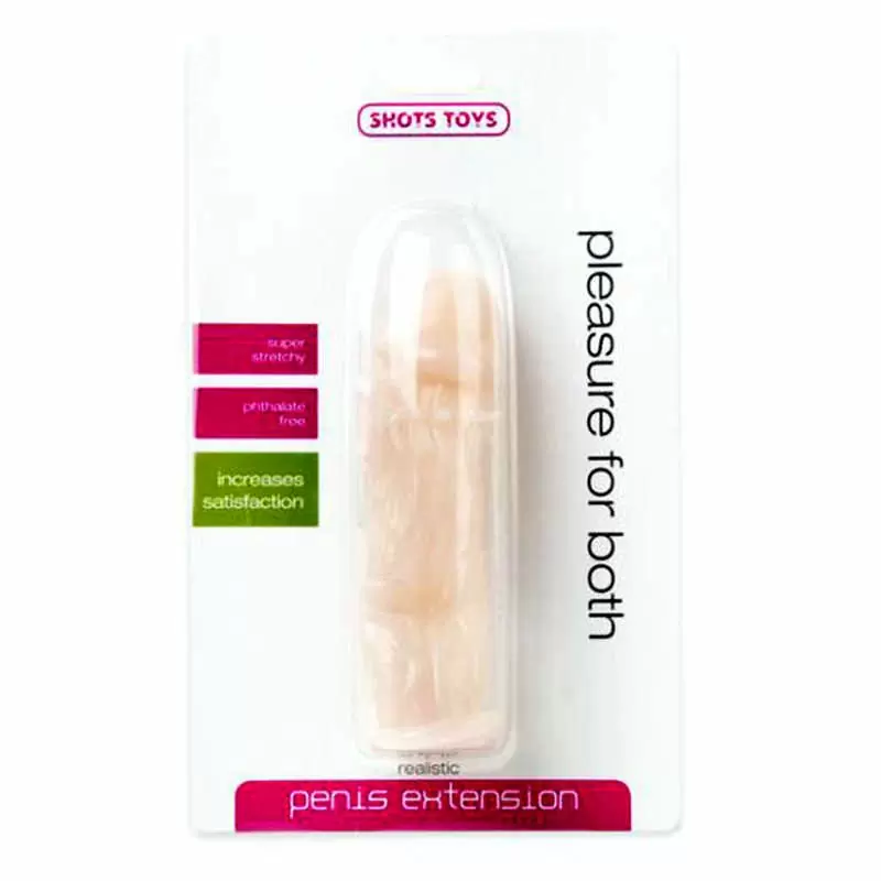 Насадка на пенис из силикона Realistic - Penis Extension Flesh
