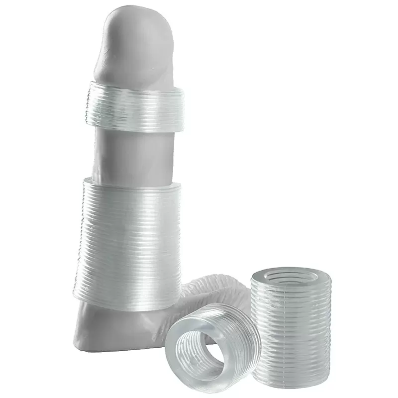 Насадка увеличитель Girth Gainer System раздельная – прозрачная	