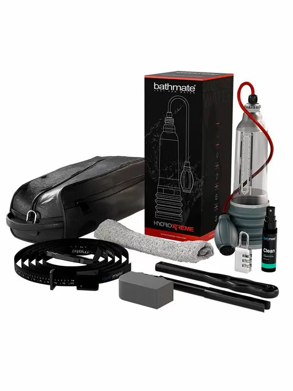 Гидропомпа Bathmate HydroXtreme11 crystal, с грушей, для мужчин с размером до 28 см