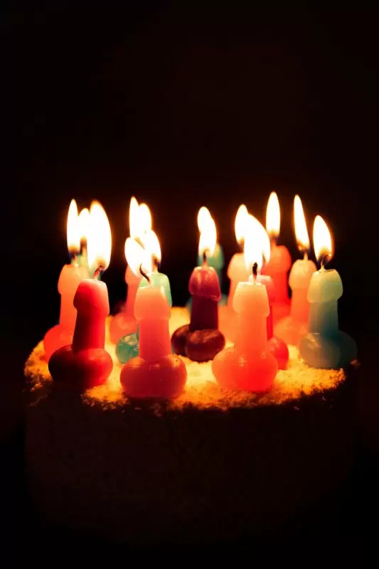 Набор разноцветных свечей 