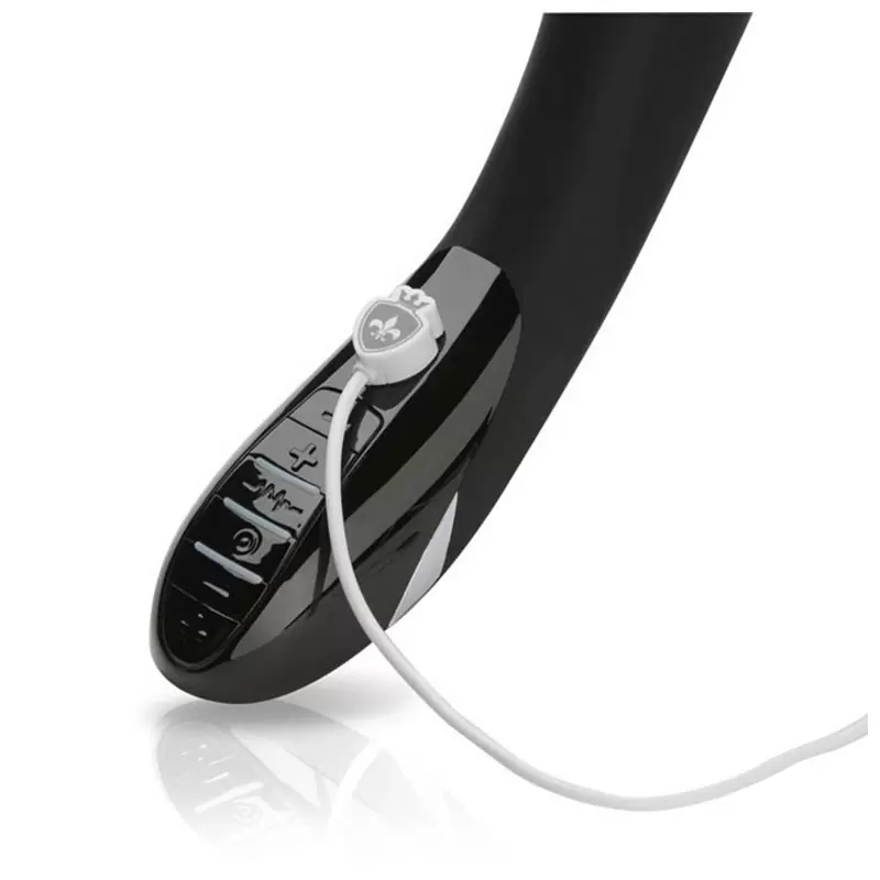 Вибромассажер c электростимуляцией Tickling Truman Black Edition анатомический – черный