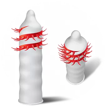 Презерватив Luxe «Чертов хвост» со стимулирующими усиками - 1 шт