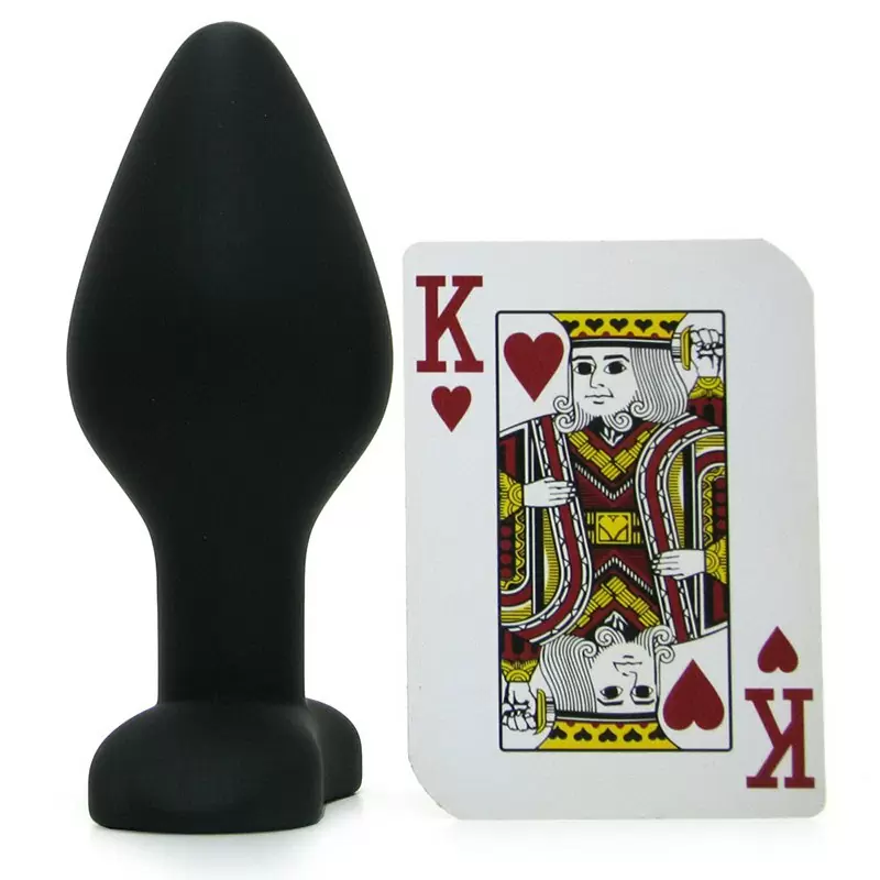 Анальная пробка Large Silicone Plug - 5