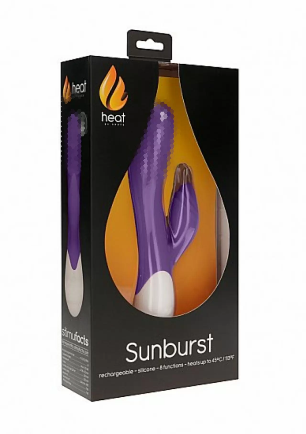 Вибратор-кролик с функцией нагрева Sunburst Rechargeable Heating G-Spot Rabbit