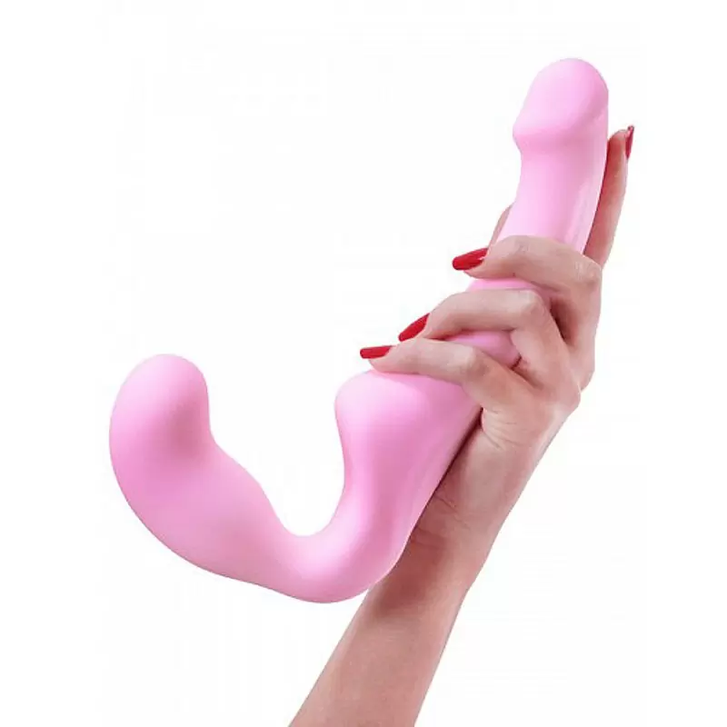 Анатомический страпон Fun Factory Share, безремневой, 16 см, розовый