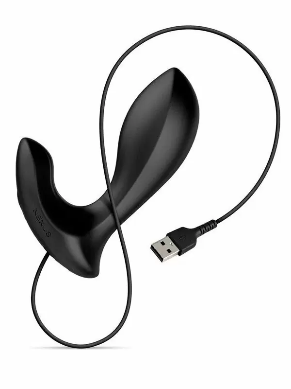 Анальная вибровтулка Nexus Duo Plug Medium, 6 скоростей, 9 см | Он и Она 18+