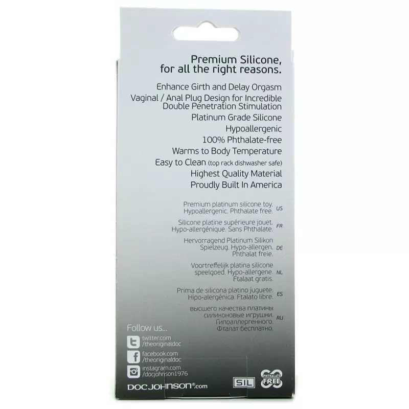 Анальный стимулятор The Double Dip 2 с кольцом - черный