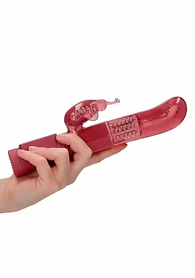 Вибратор кролик Rotating Butterfly (красный)