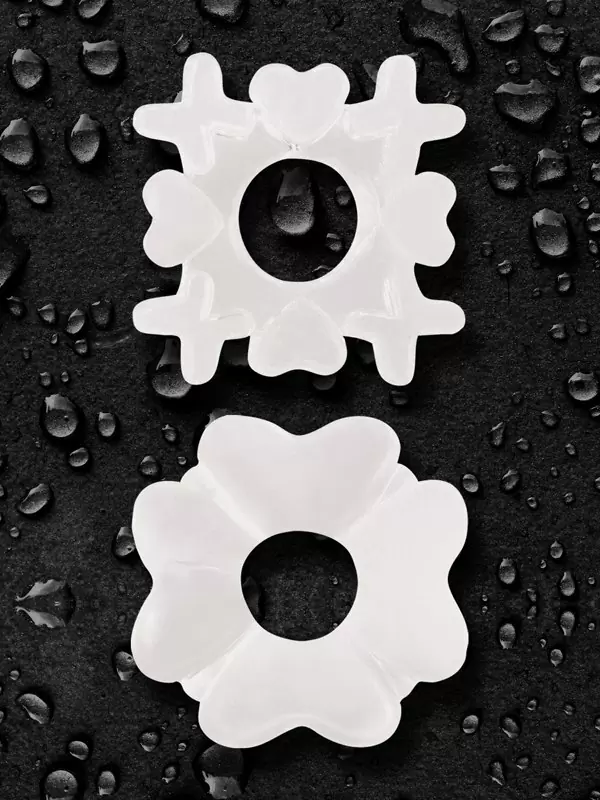 Два эрекционных кольца Love Me Tender - Clear